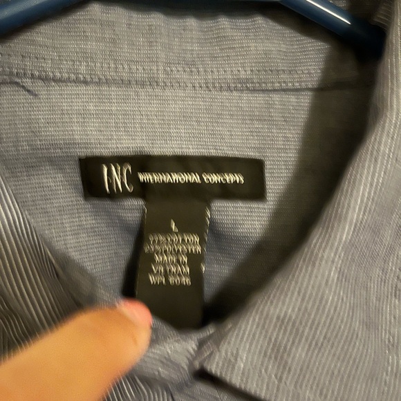 Inc casual shirt sleeve button down - Picture 3 of 3